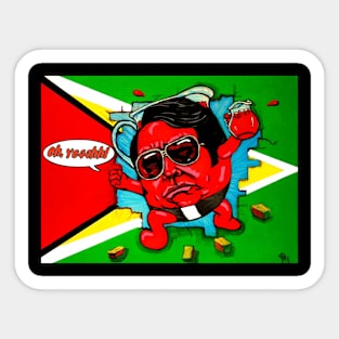 Guyana Jones and the People's Temple of Doom Sticker